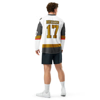 Lumberjacks Away Hockey Jersey - Noecker 17