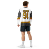 Lumberjacks Away Hockey Jersey - Noecker 91